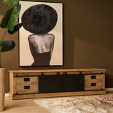 Starfurn - Tv meubel Fresno - Bruin - 45x200x50 cm
