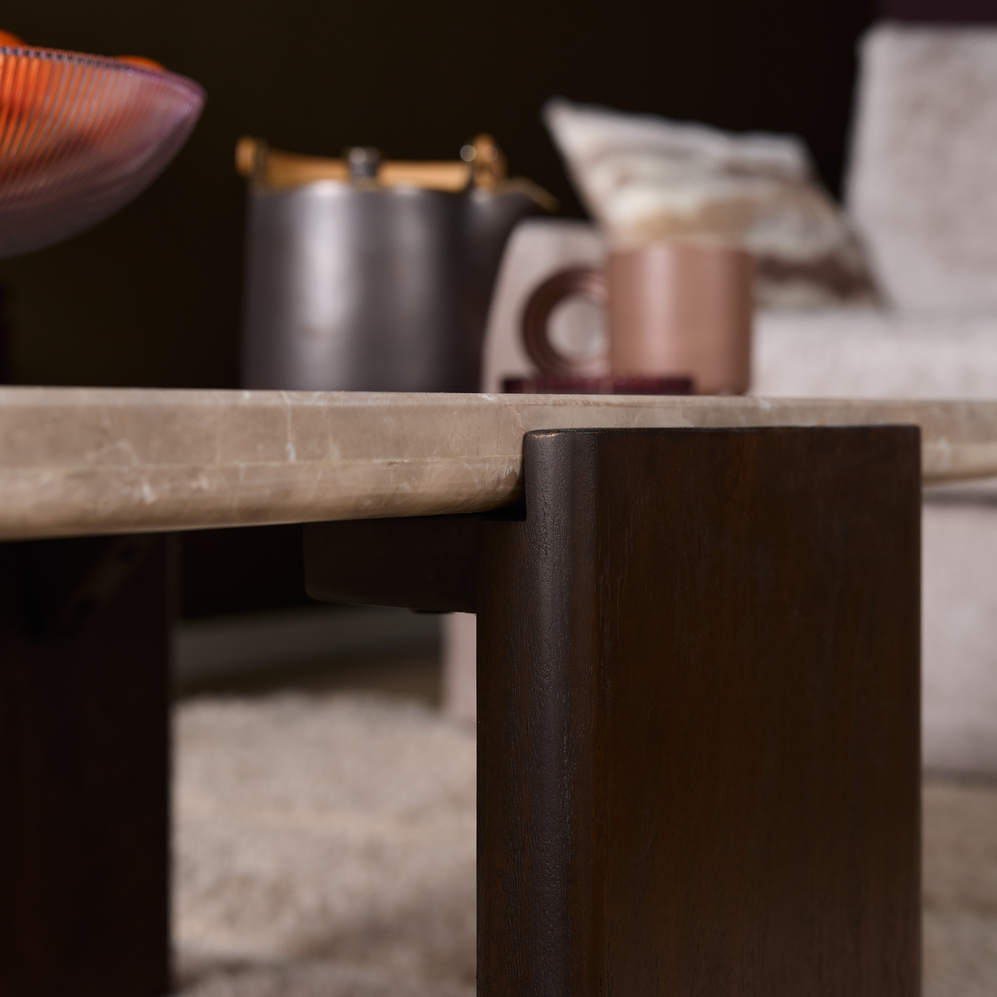 Starfurn - Salontafel Mae - Bruin - 60x128x36 cm