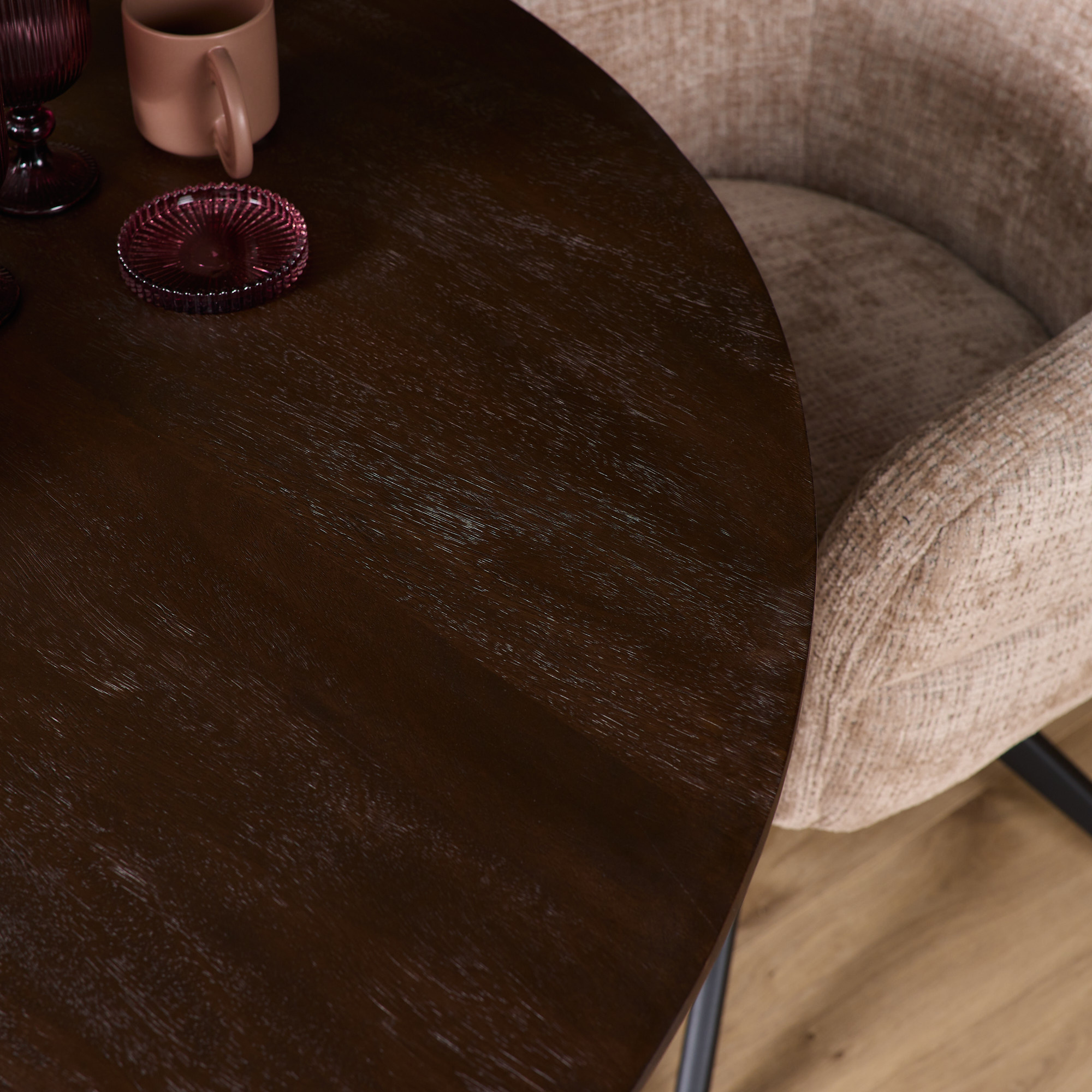Starfurn - Eettafel Madison - Zwart - 130x130x76 cm