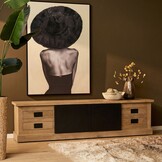 Starfurn - Tv meubel Noa - Bruin - 45x200x50 cm