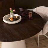 Starfurn - Eettafel Madison - Bruin - 150x150x76 cm