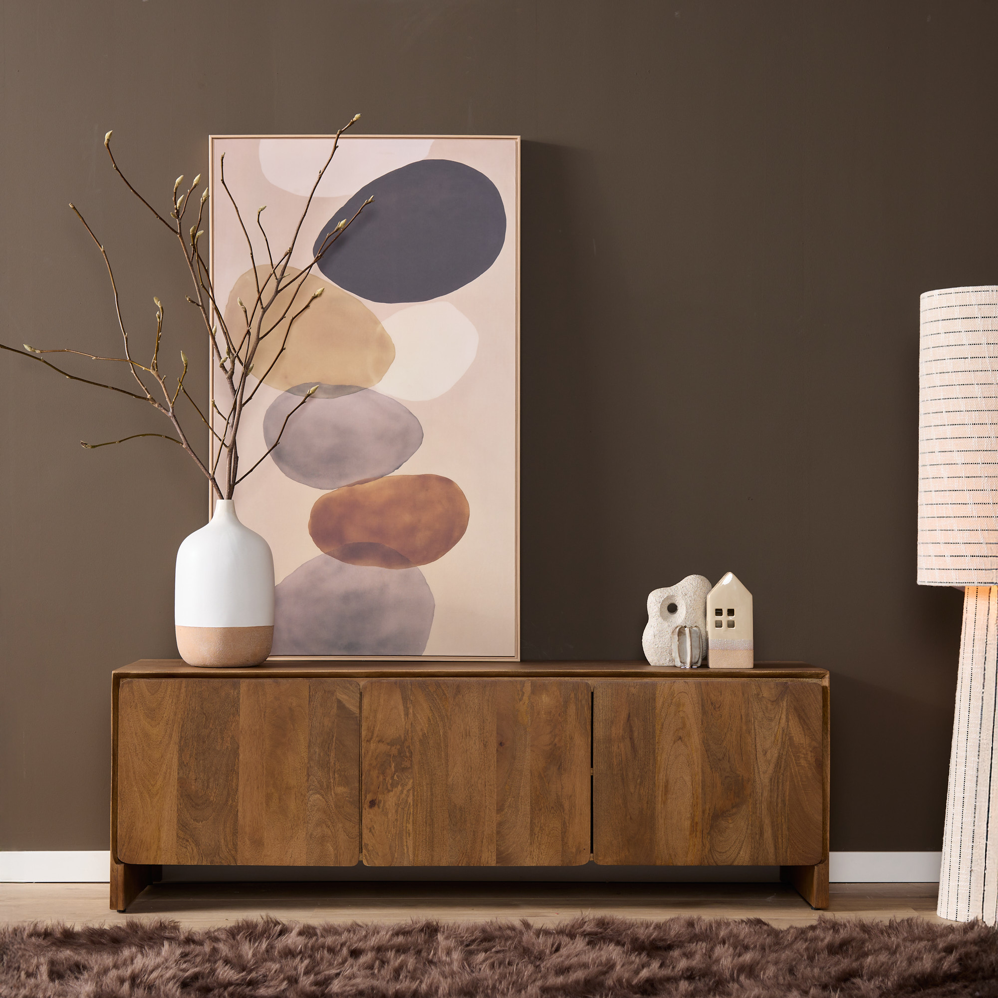 Starfurn - Tv meubel Tense - Bruin - 40x150x50 cm