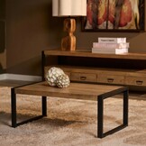 Starfurn - Salontafel Britt - Bruin - 60x110x45 cm