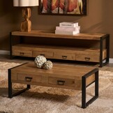 Starfurn - Salontafel Britt - Bruin - 60x120x45 cm