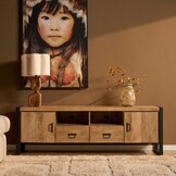 Starfurn - Tv meubel Britt - Bruin - 45x200x55 cm