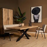 Starfurn - Eettafel Dakota - Bruin - 90x160x76 cm