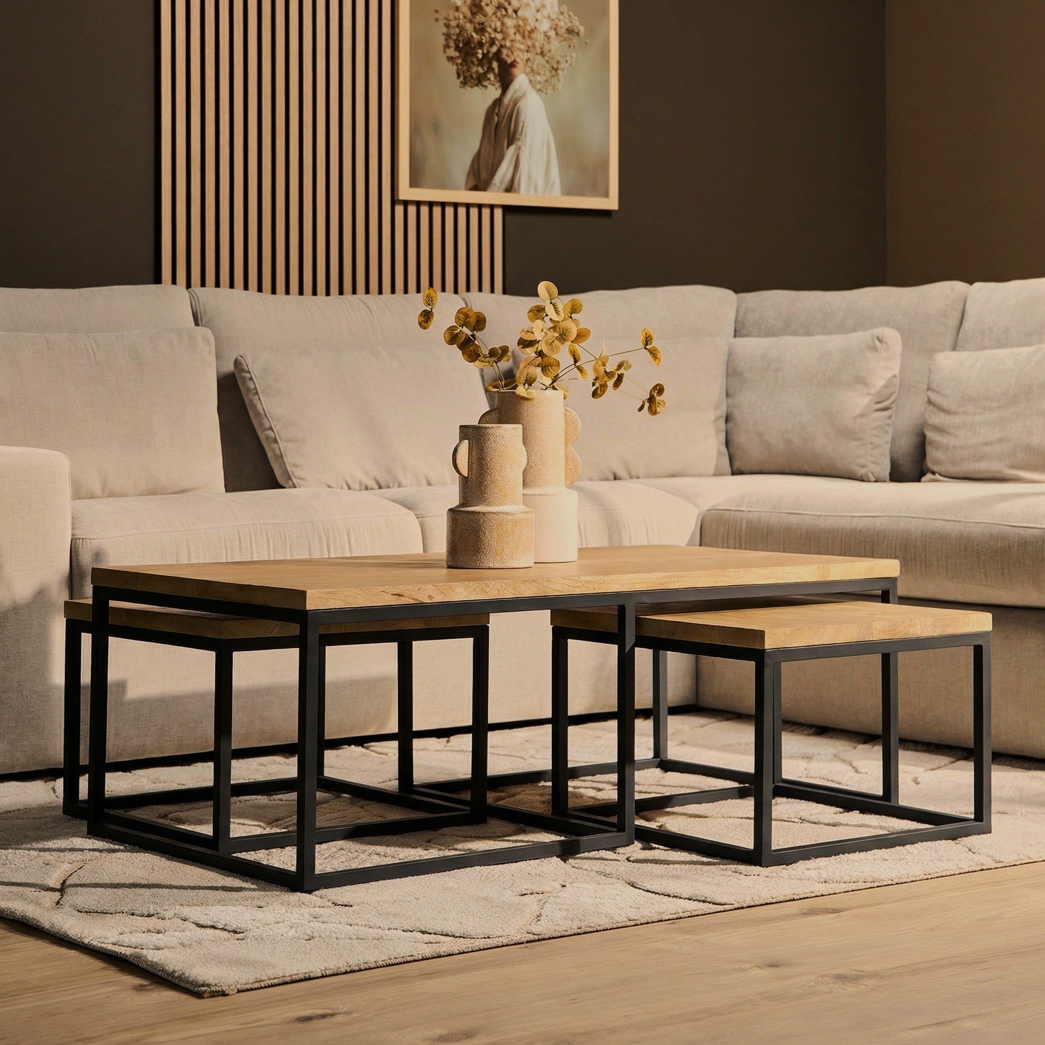 Starfurn - Salontafel Dakota - Bruin - 60x120x42 cm