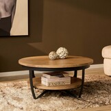 Starfurn - Salontafel Paras - Bruin - 70x70x35 cm