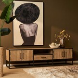Starfurn - Tv meubel Dakota - Bruin - 45x240x50 cm