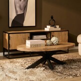 Starfurn - Salontafel Dakota - Bruin - 70x130x40 cm