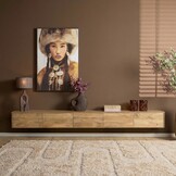 Starfurn - Tv meubel Vision - Bruin - 30x280x35 cm