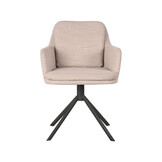 LABEL51 - Eetkamerstoel Joy - Beige - 63x58x83cm