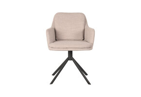 LABEL51 - Eetkamerstoel Joy - Beige - 63x58x83cm