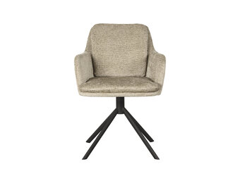 LABEL51 - Eetkamerstoel Joy - Beige - 63x58x83cm