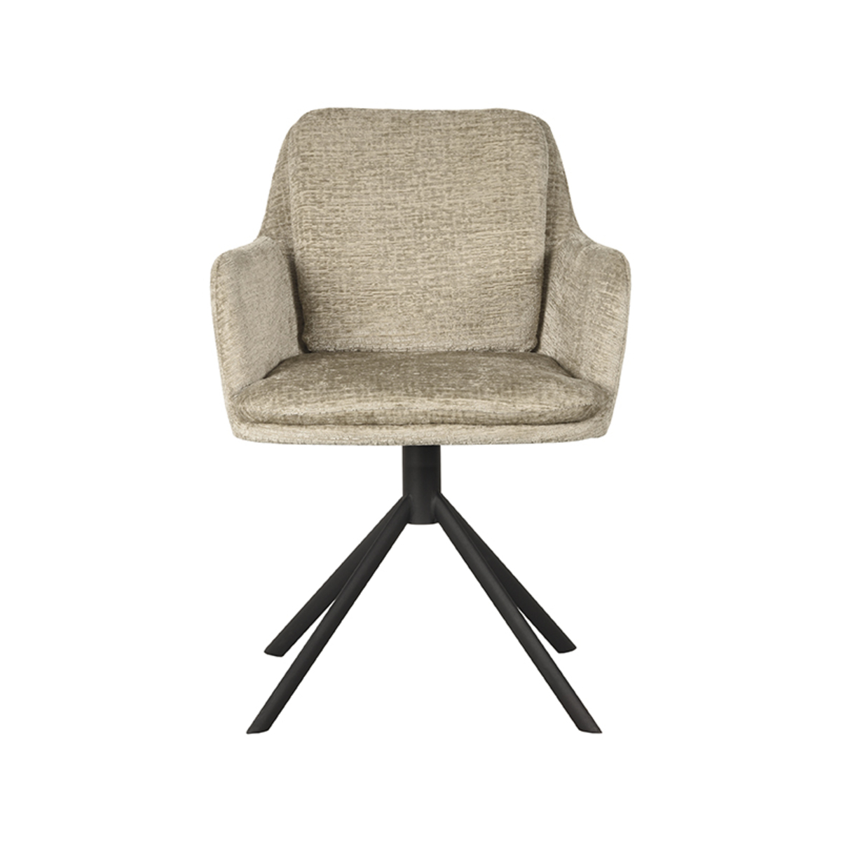 LABEL51 - Eetkamerstoel Joy - Beige - 63x58x83cm