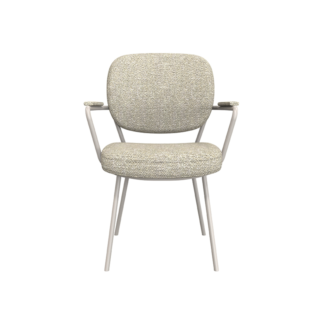LABEL51 - Eetkamerstoel Lausanne - Beige - 64x61x89cm