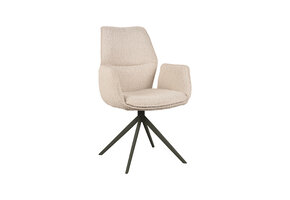 LABEL51 - Eetkamerstoel Mellow - Beige - 63x58x92cm