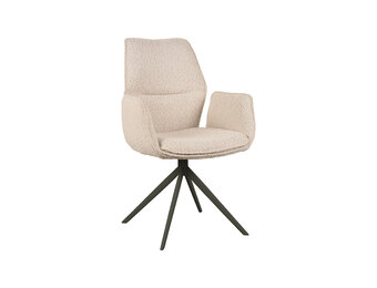 LABEL51 - Eetkamerstoel Mellow - Beige - 63x58x92cm
