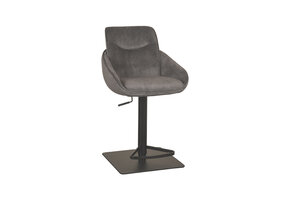 LABEL51 - Barstoel Beauty - Grijs - 89x52x113cm