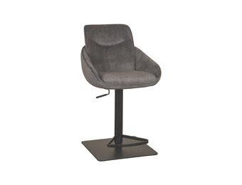 LABEL51 - Barstoel Beauty - Grijs - 89x52x113cm