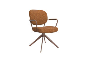 LABEL51 - Eetkamerstoel Basel - Rood - 64x61x89cm