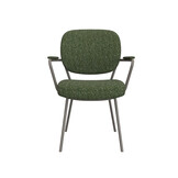 LABEL51 - Eetkamerstoel Lausanne - Groen - 64x61x89cm