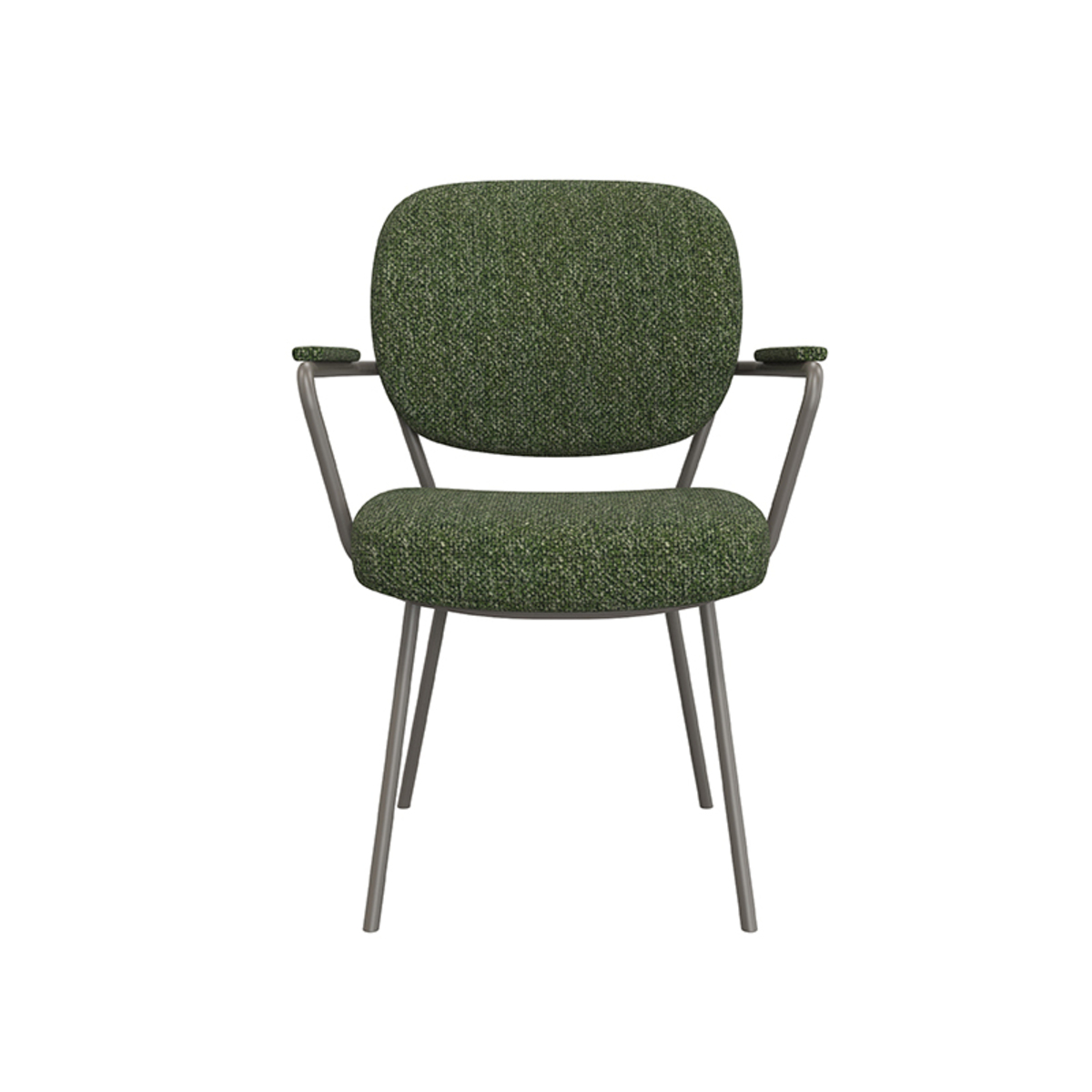 LABEL51 - Eetkamerstoel Lausanne - Groen - 64x61x89cm