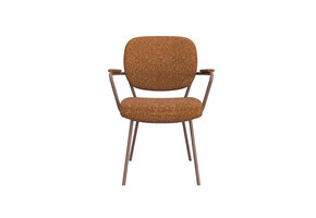 LABEL51 - Eetkamerstoel Lausanne - Rood - 64x61x89cm
