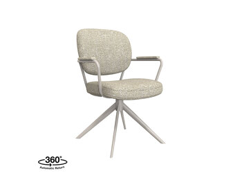 LABEL51 - Eetkamerstoel Basel - Beige - 64x61x89cm