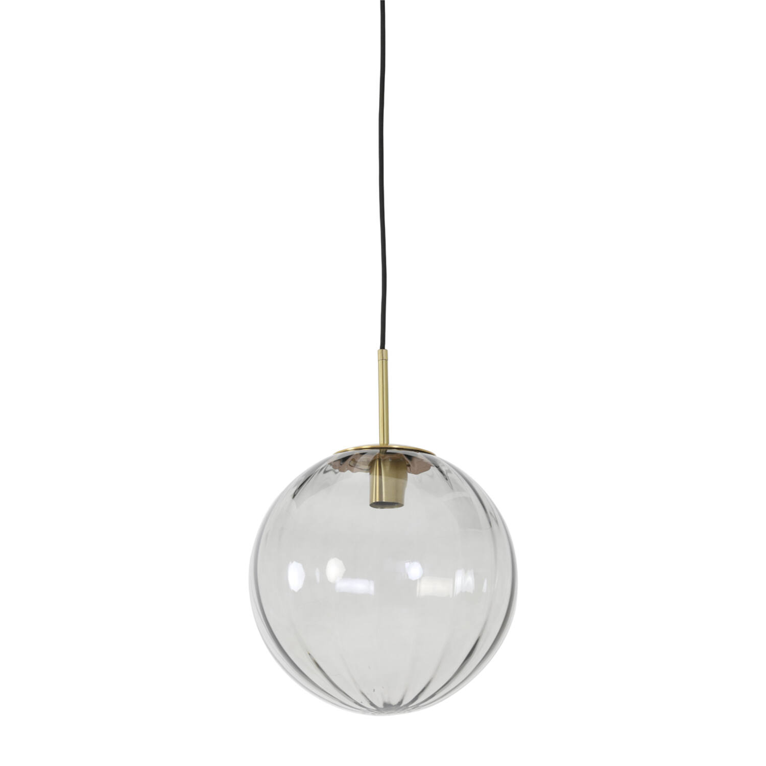 Light & Living - Hanglamp MAGDALA - Grijs - 30x30x30 cm