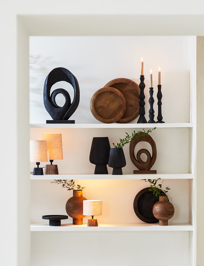 Light & Living - Lampenkap LIVIGNO - 25x21x28 - Bruin