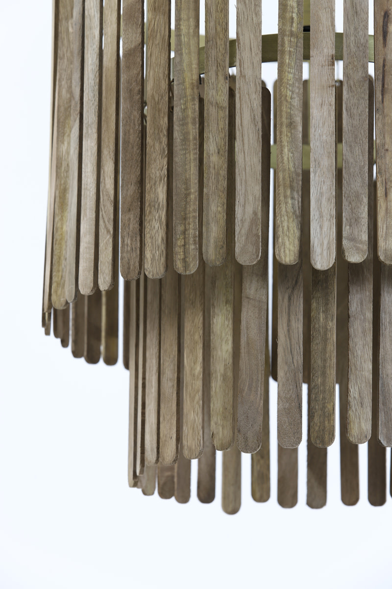 Light & Living - Hanglamp GULARO - Bruin - 45x45x43 cm