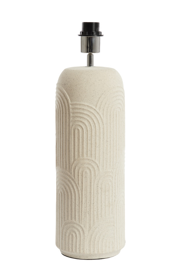 Light & Living - Lampvoet DIEGO - Wit - 15.5x15.5x51 cm