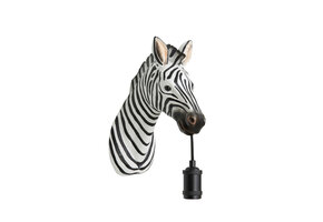 Light & Living - Wandlamp ZEBRA - Zwart - 34.5x16x24.5 cm