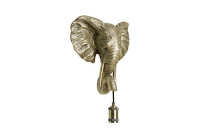 Light & Living - Wandlamp ELEPHANT - Goud - 35x13x36 cm