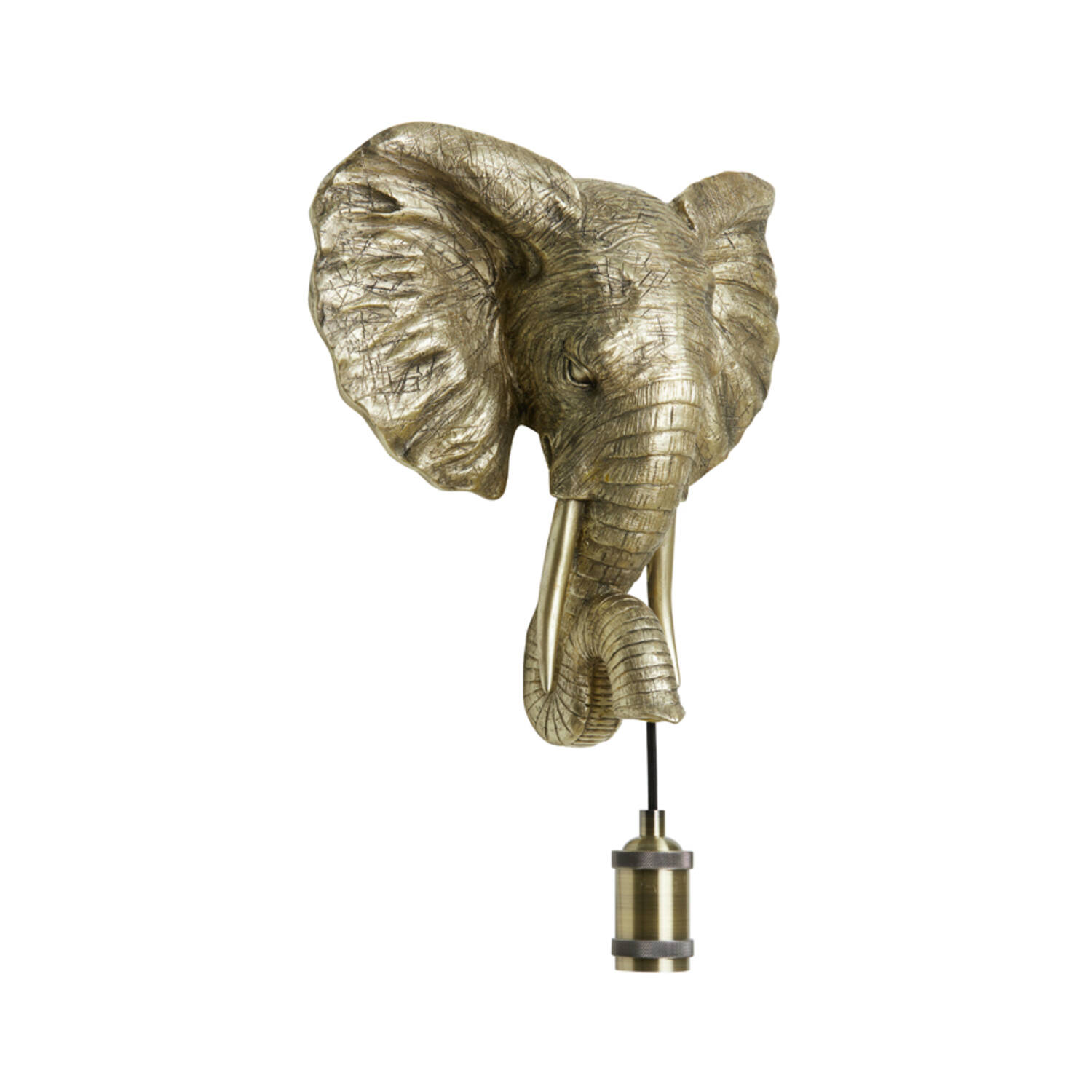 Light & Living - Wandlamp ELEPHANT - Goud - 35x13x36 cm