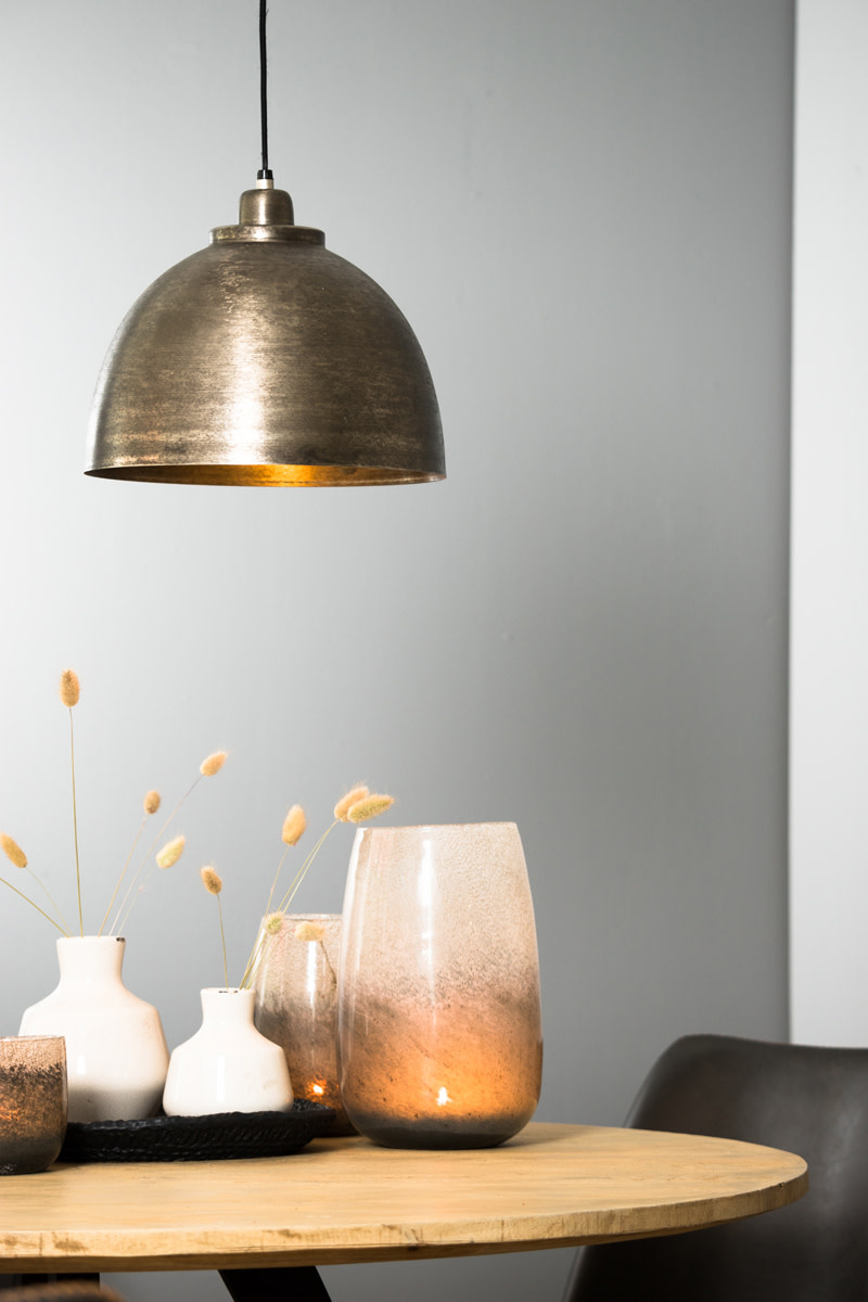 Light & Living - Hanglamp KYLIE - Zilver - 30x30x26 cm