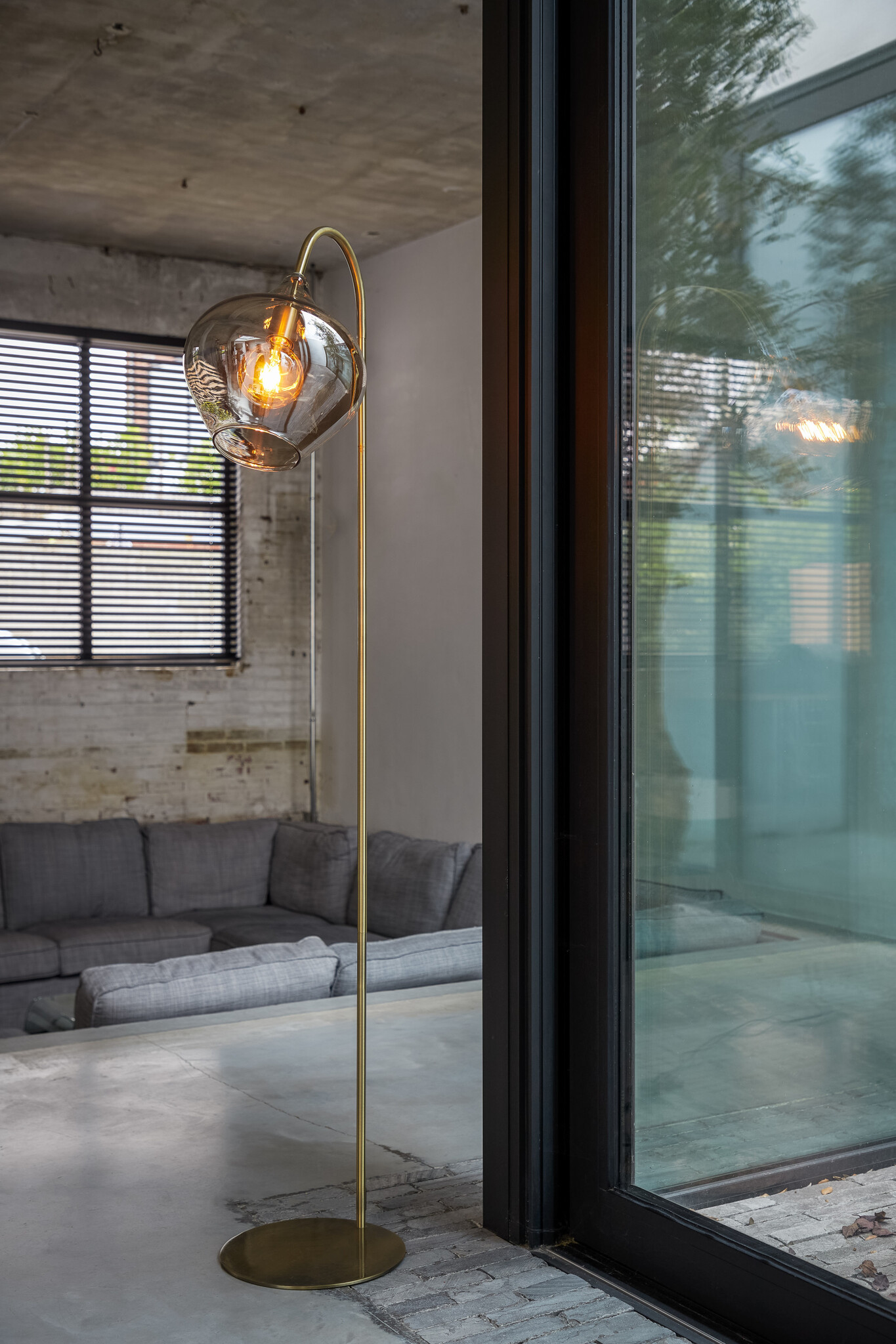 Light & Living - Vloerlamp RAKEL  - 45x28x160cm - Brons
