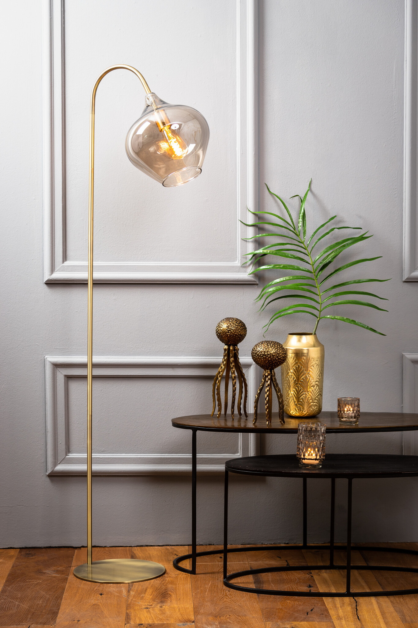 Light & Living - Vloerlamp RAKEL  - 45x28x160cm - Brons