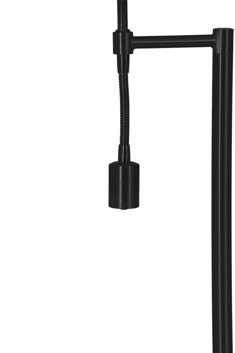 Light & Living - Vloerlamp CALGARY  - 25x25x138cm - Zwart