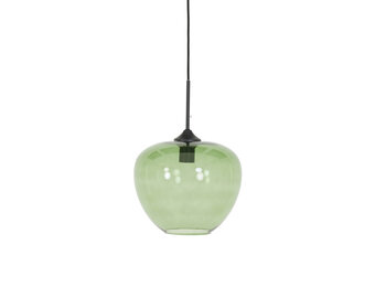 Light & Living - Hanglamp MAYSON - Groen - 30x30x25 cm