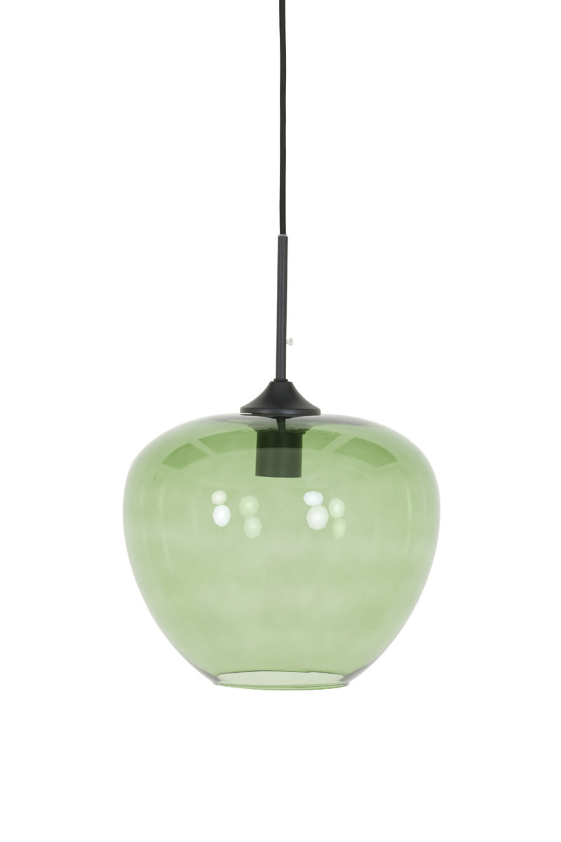 Light & Living - Hanglamp MAYSON - Groen - 30x30x25 cm