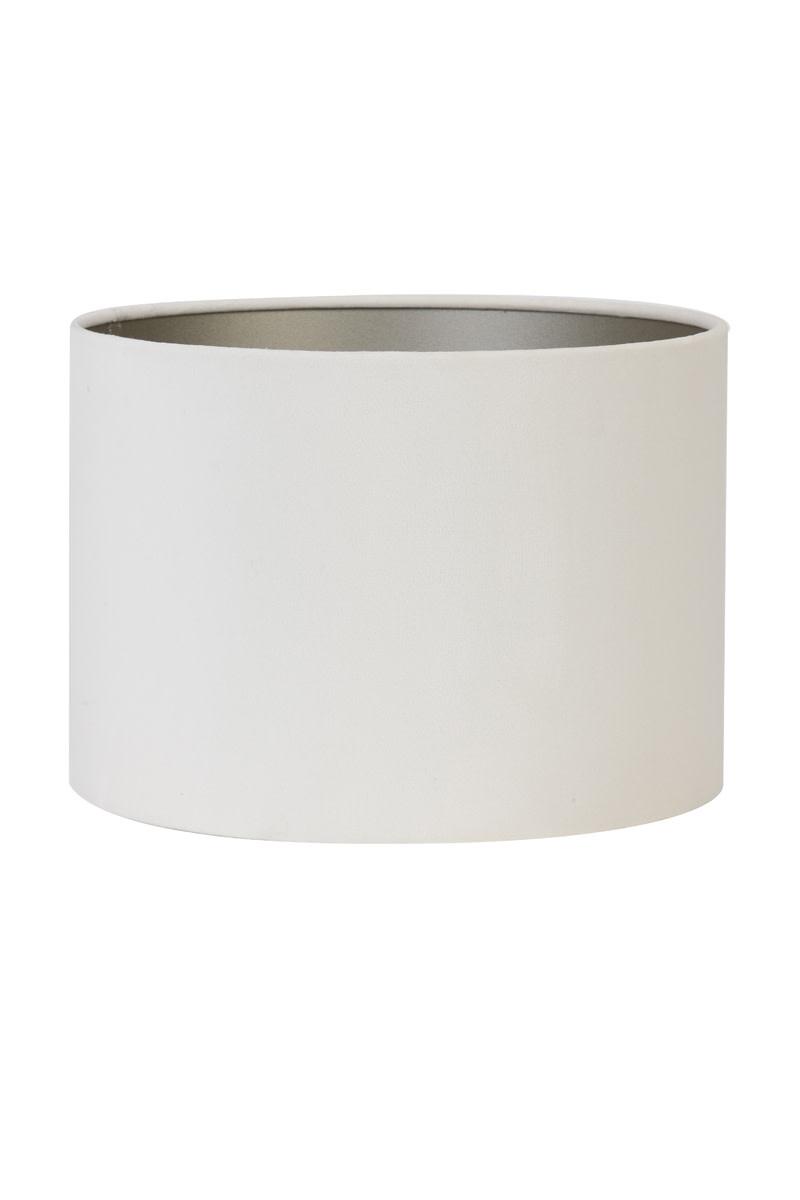 Light & Living - Lampenkap VELOURS - 30x30x21 - Wit