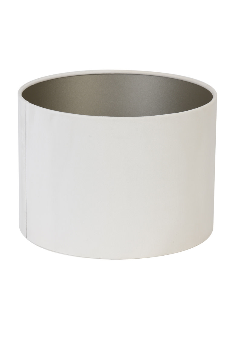 Light & Living - Lampenkap VELOURS - 30x30x21 - Wit