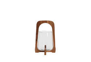 Light & Living - Windlicht ANOSY - Bruin - 21.5x21.5x35 cm