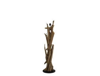 Light & Living - Vloerlamp VIDIN  - 35x35x133cm - Bruin