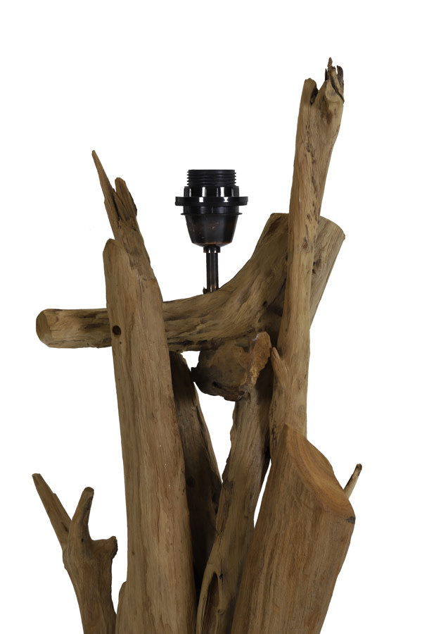 Light & Living - Vloerlamp VIDIN  - 35x35x133cm - Bruin