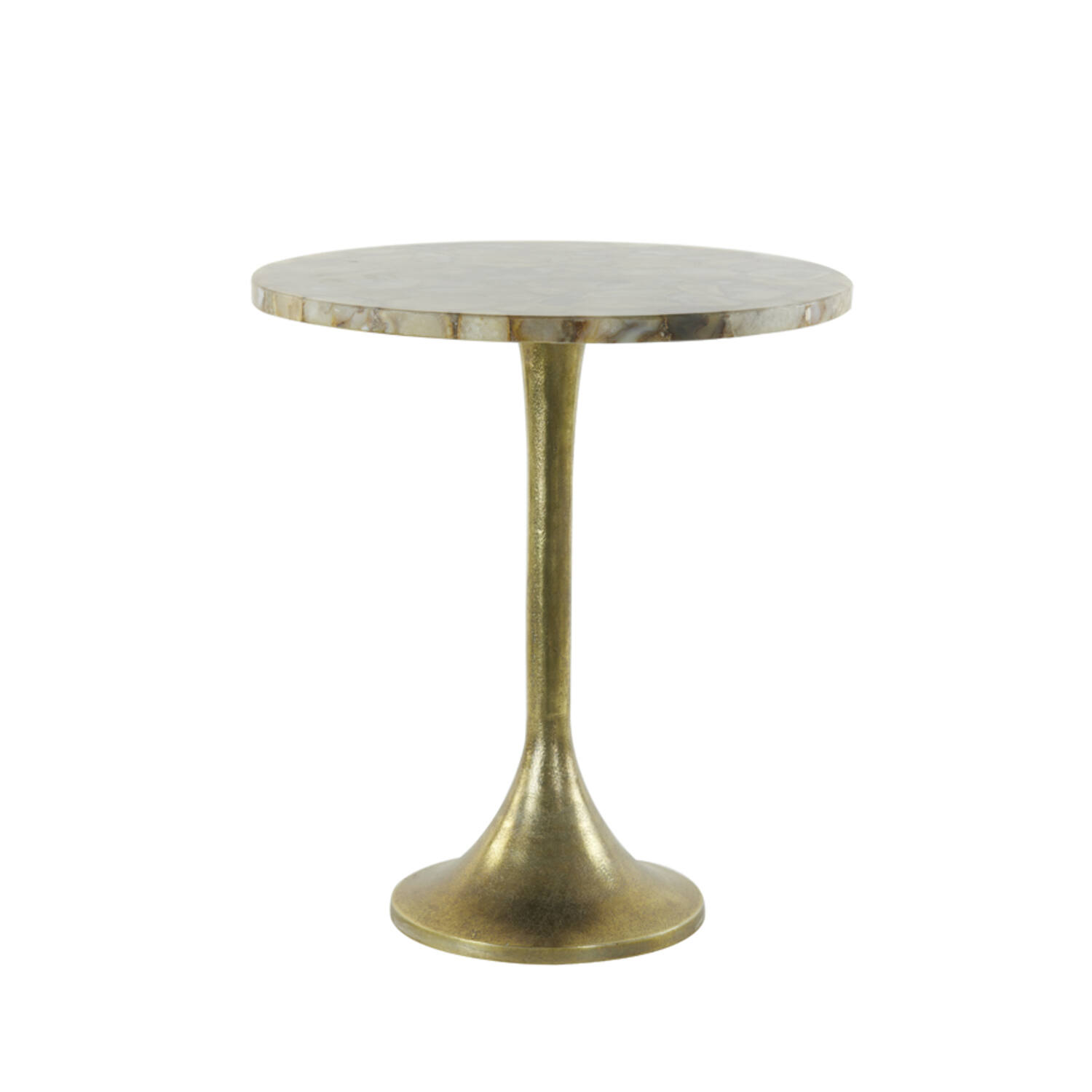 Light & Living - Tafel RICKERD - Geel - 48x48x53 cm