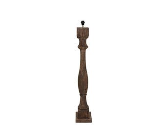 Light & Living - Vloerlamp ROBBIA  - 23x23x125cm - Bruin