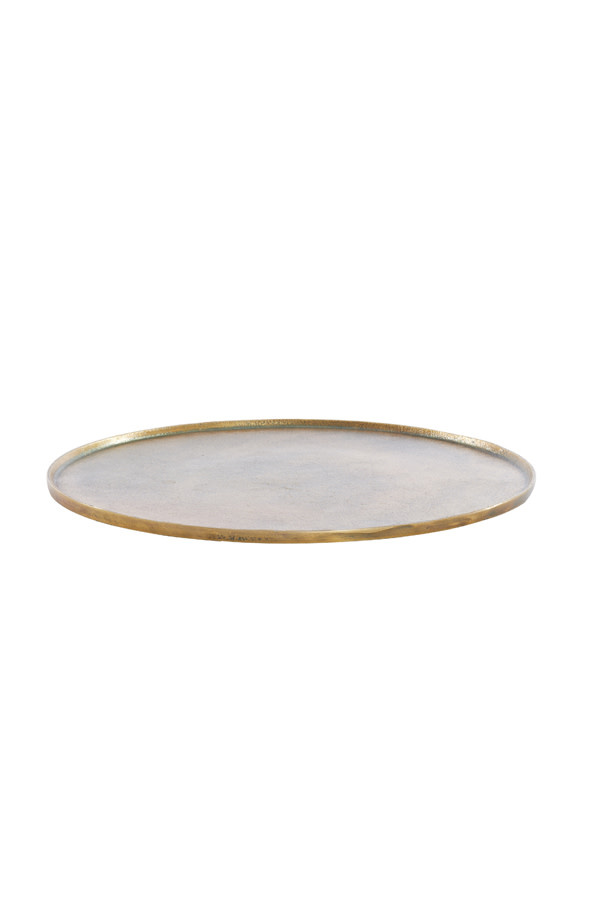 Light & Living - Decoratie schaal MAES - Brons - 50x50x1.5 cm